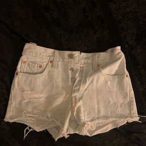 Levi’s 501 button fly denim shorts